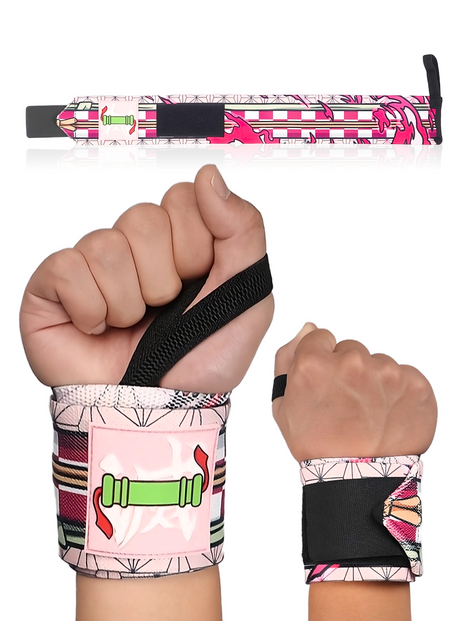 pink nezuko anime wrist wrap