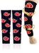 Anime Compression Arm Sleeves for Men & Women, Flexible Sun UV Sleeve Tattoo Cover (1 Pair, Red Cloud) Crown Limited Supply