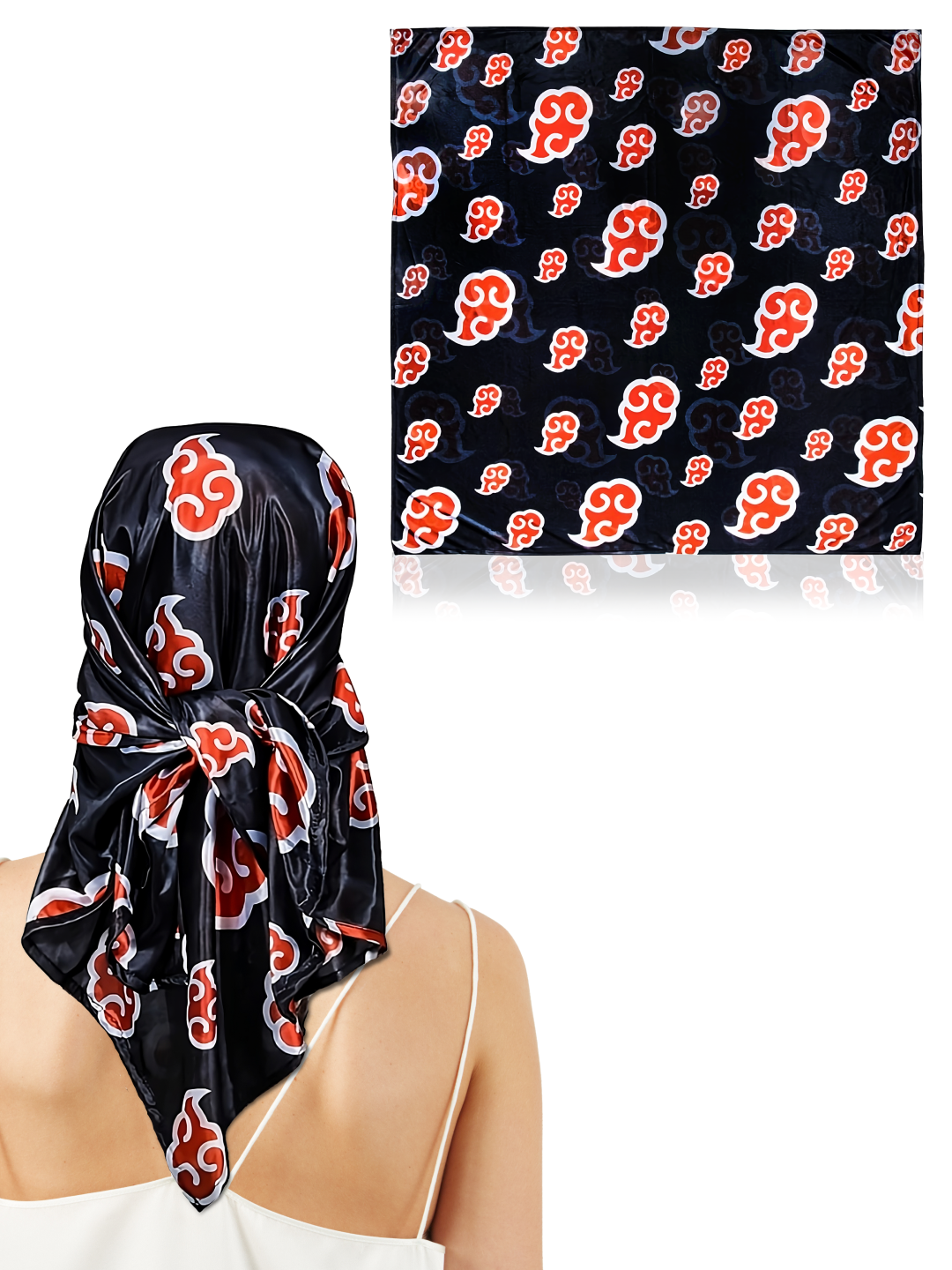 Anime Silky Bandana Satin Scarf Crown Limited Supply