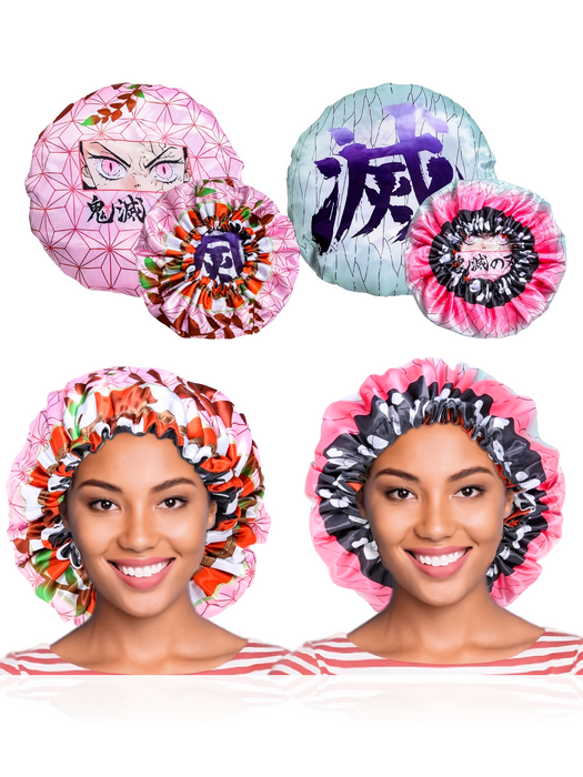 Pink Nezuko Two-Sided Bonnet Crown Limited Supply