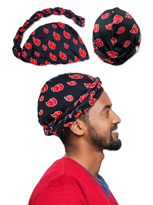 Anime Turban for Men - Satin Hair Wrap Crown Limited Supply
