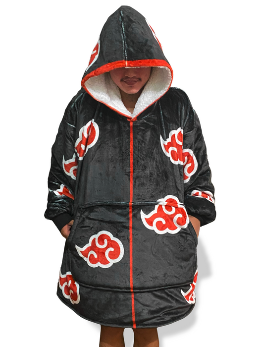 Anime Blanket Hoodie Wearable for Men and Women with Pocket - Akat Crown Limited Supply