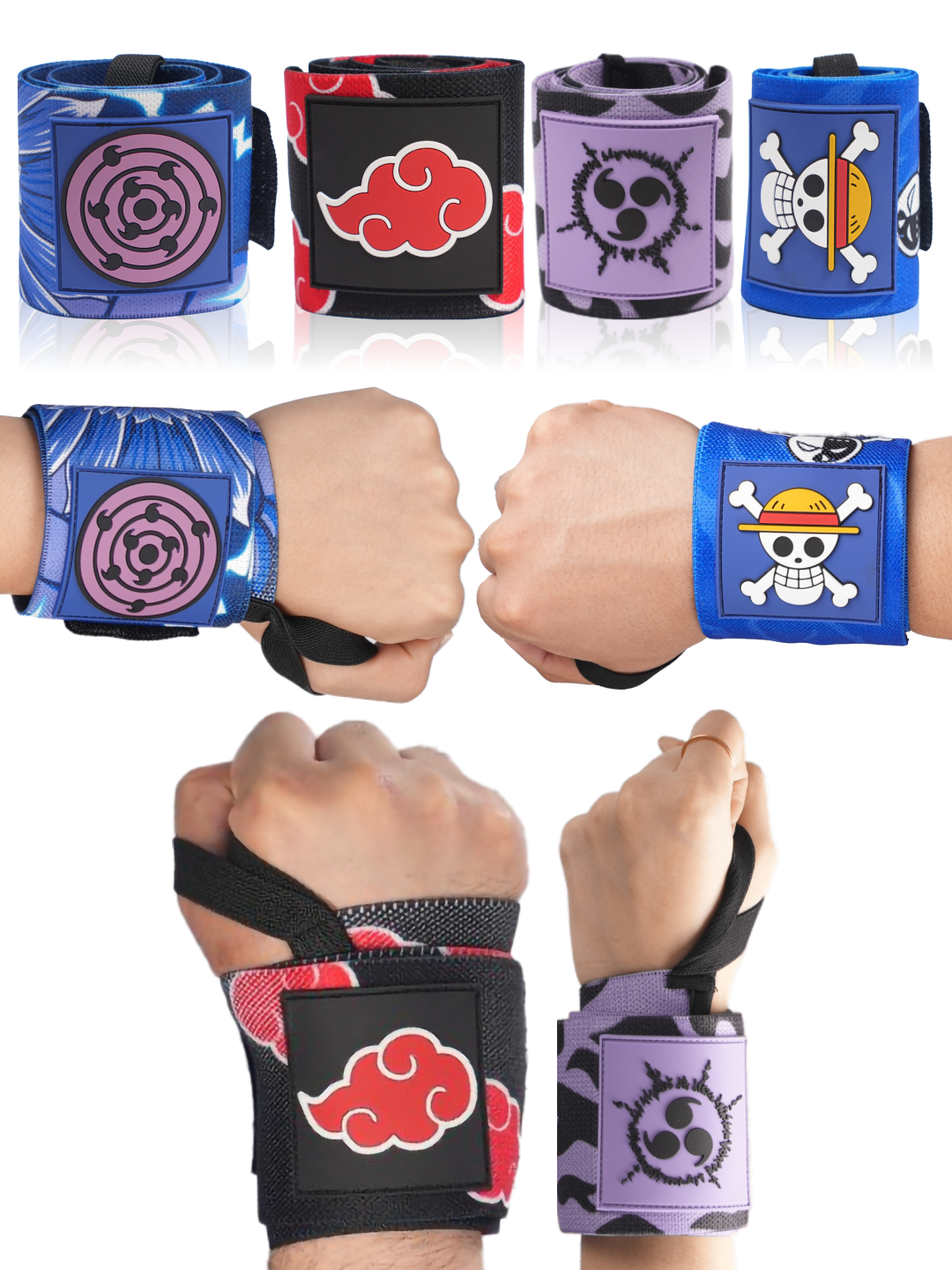 Limited Anime Wrist Wrap Bundle Set Crown Limited Supply