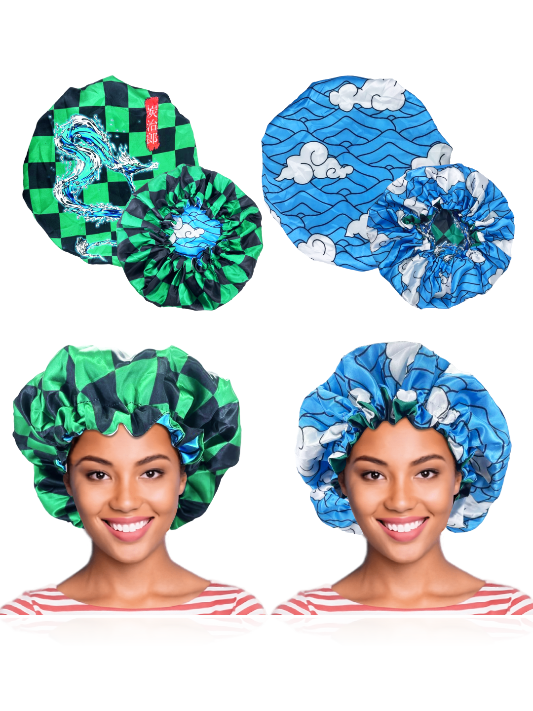 Reversible Anime Bonnets Crown Limited Supply