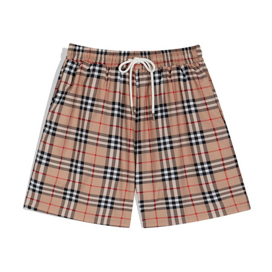 Stripes Brbry Design Shorts 1