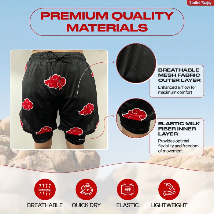 Exercise Compression Shorts Crown Limited Supply