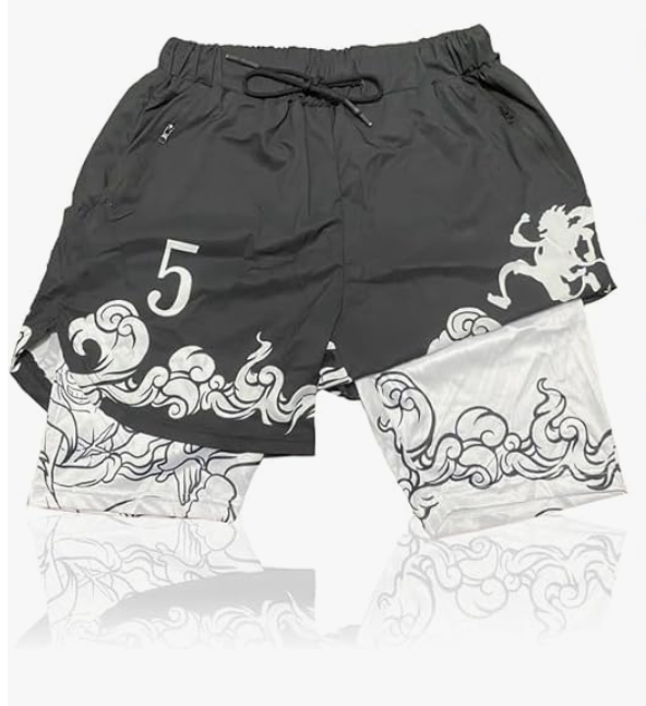 Anime Compressions Gym Shorts Multiple Designs C1