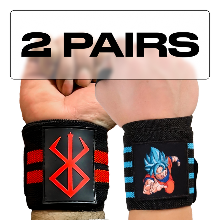 Anime Wrist Wraps Bundle - Duo Crown Limited Supply