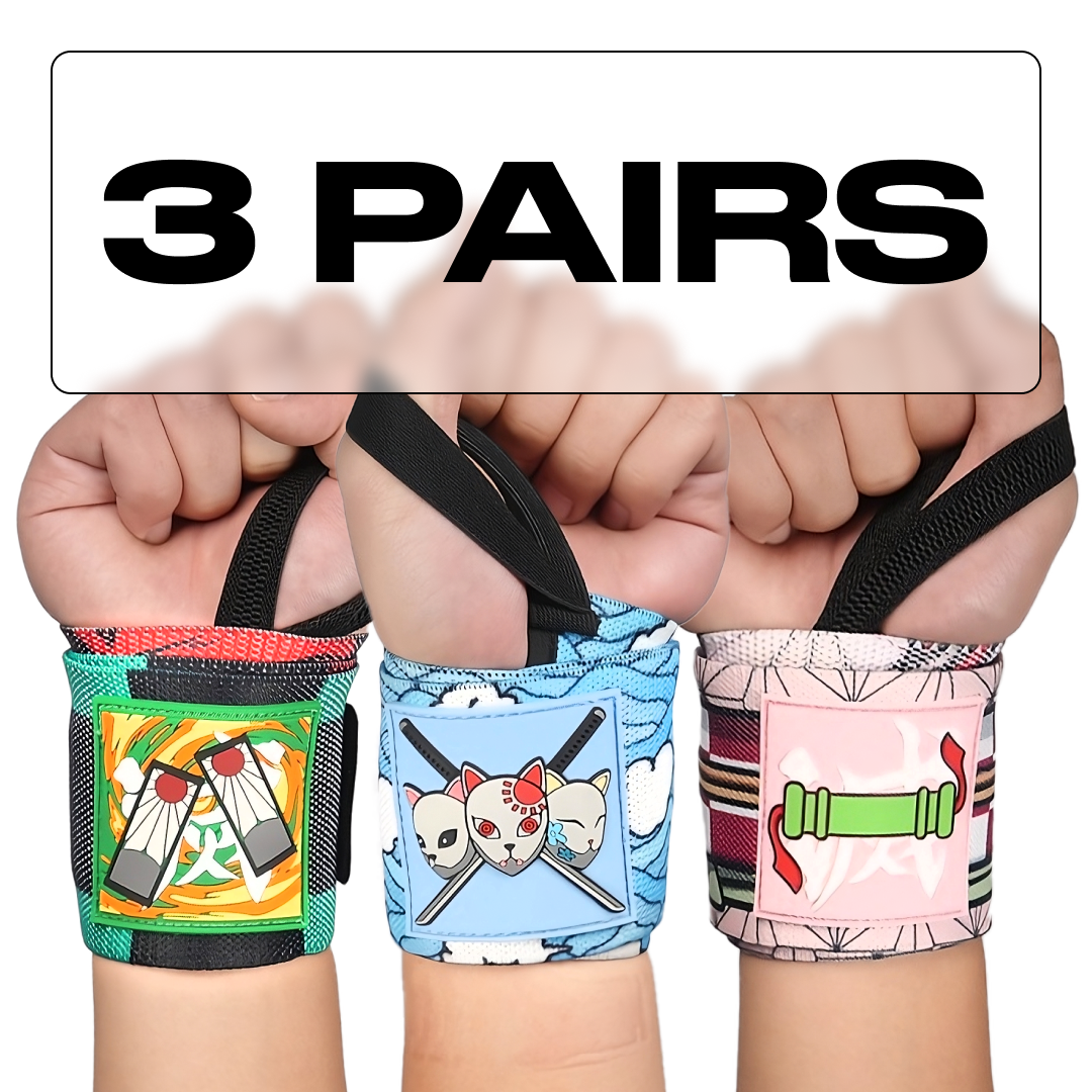 Anime Wrist Wraps Bundle - Trio Crown Limited Supply