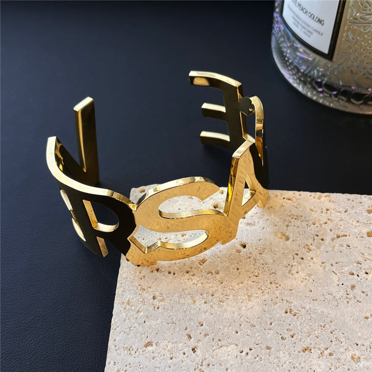 V Gold Design Bracelet
