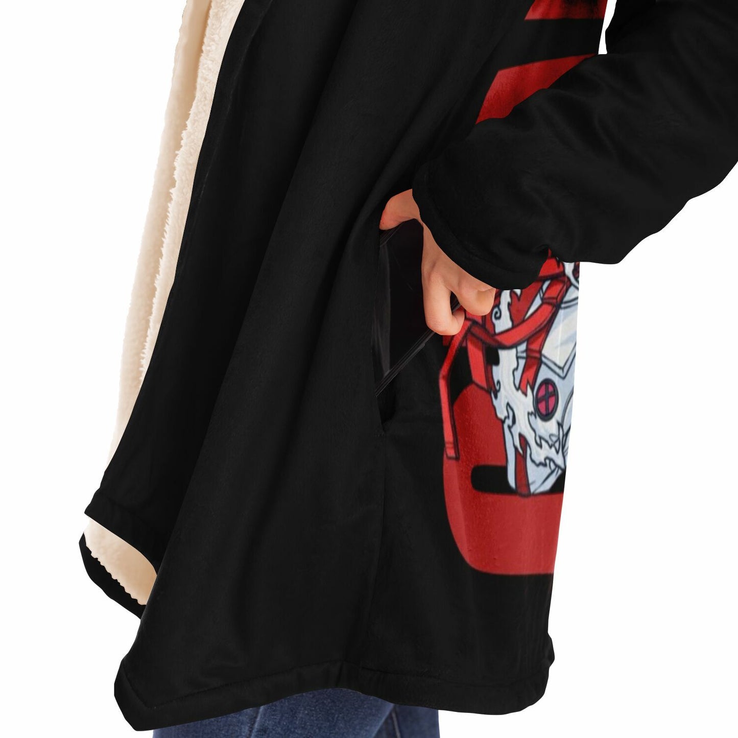 Black OP Anime Blanket Cloak