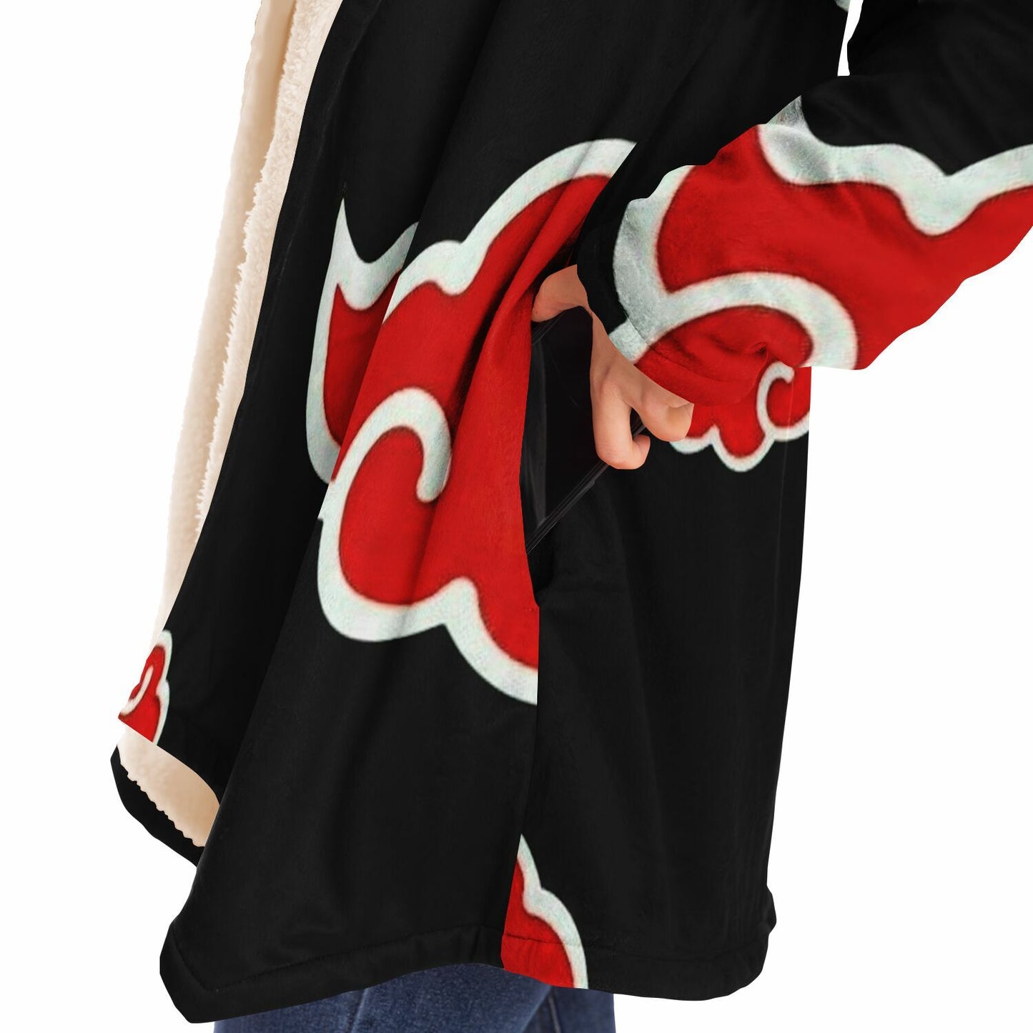 Red Akat Blanket Cloak