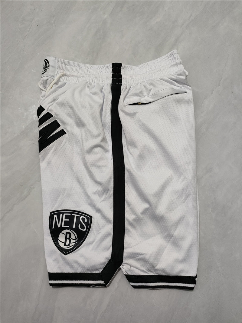 White Brooklyn Sport Shorts
