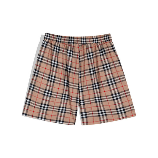 Stripes Brbry Design Shorts 1