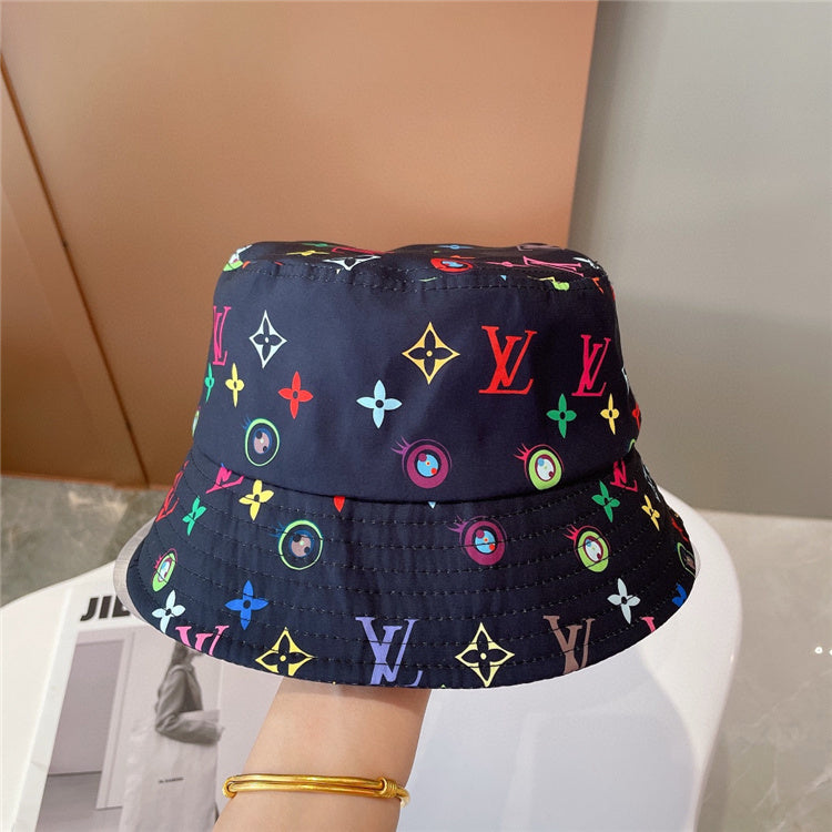 Colored LLV Design Bucket Hats