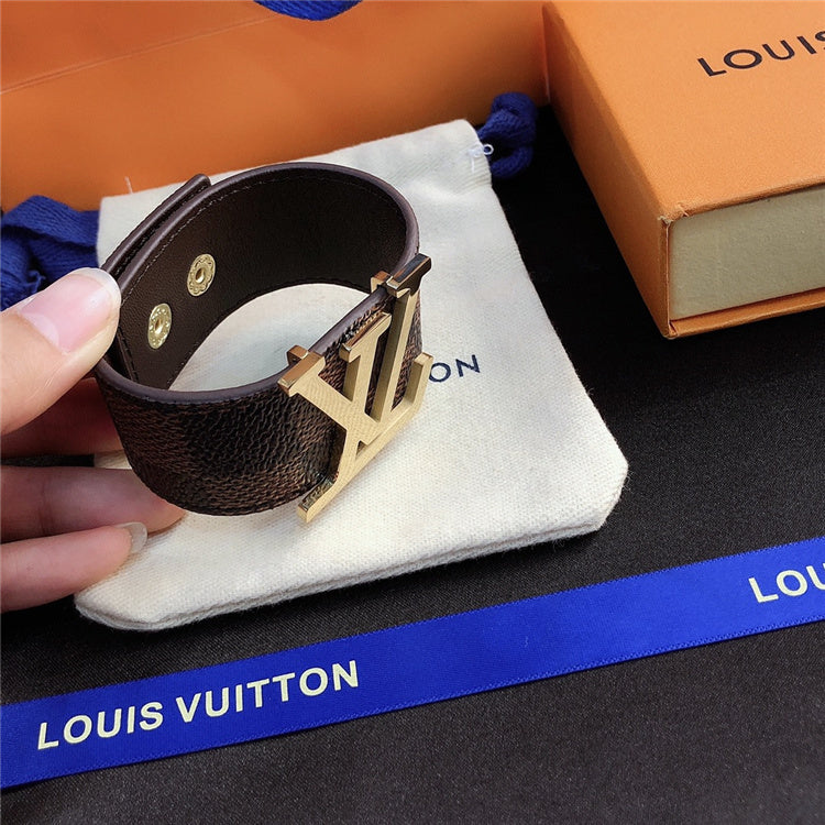 LLV Brown Checkered Bracelet