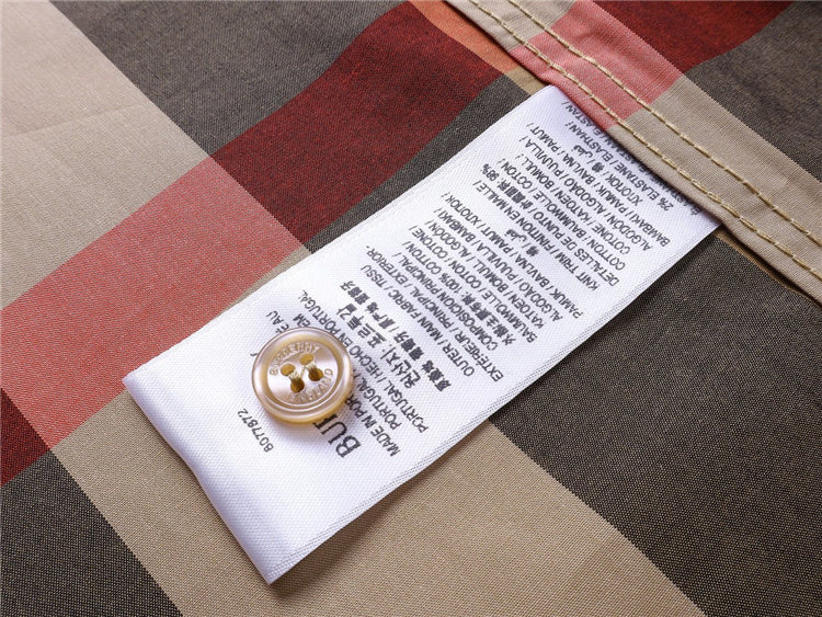 Brown Stripes Brbry Polo Shirt