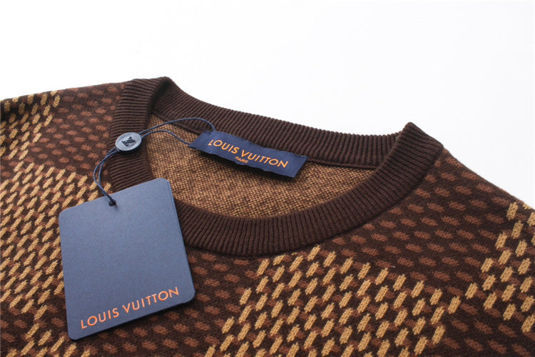 Brown LLV Checkered Shirt