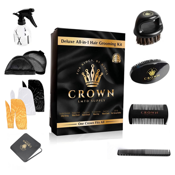 11 in 1 Deluxe Wave Kit Hair Care Essentials Crown Limited Supply