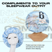 Light Blue Bleach 6 Div Bonnet Crown Limited Supply
