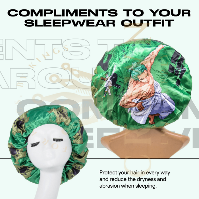 Green Zoro Bonnet Crown Limited Supply