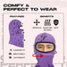 2PCS Anime Red Cloud and Purple CursedMark Ski Mask Crown Limited Supply