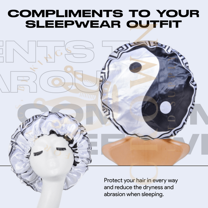 Yin Yang - Silky Crown Bonnet Crown Limited Supply