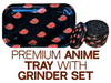 Anime Rolling Tray with Spice Grinder Set Crown Limited Supply