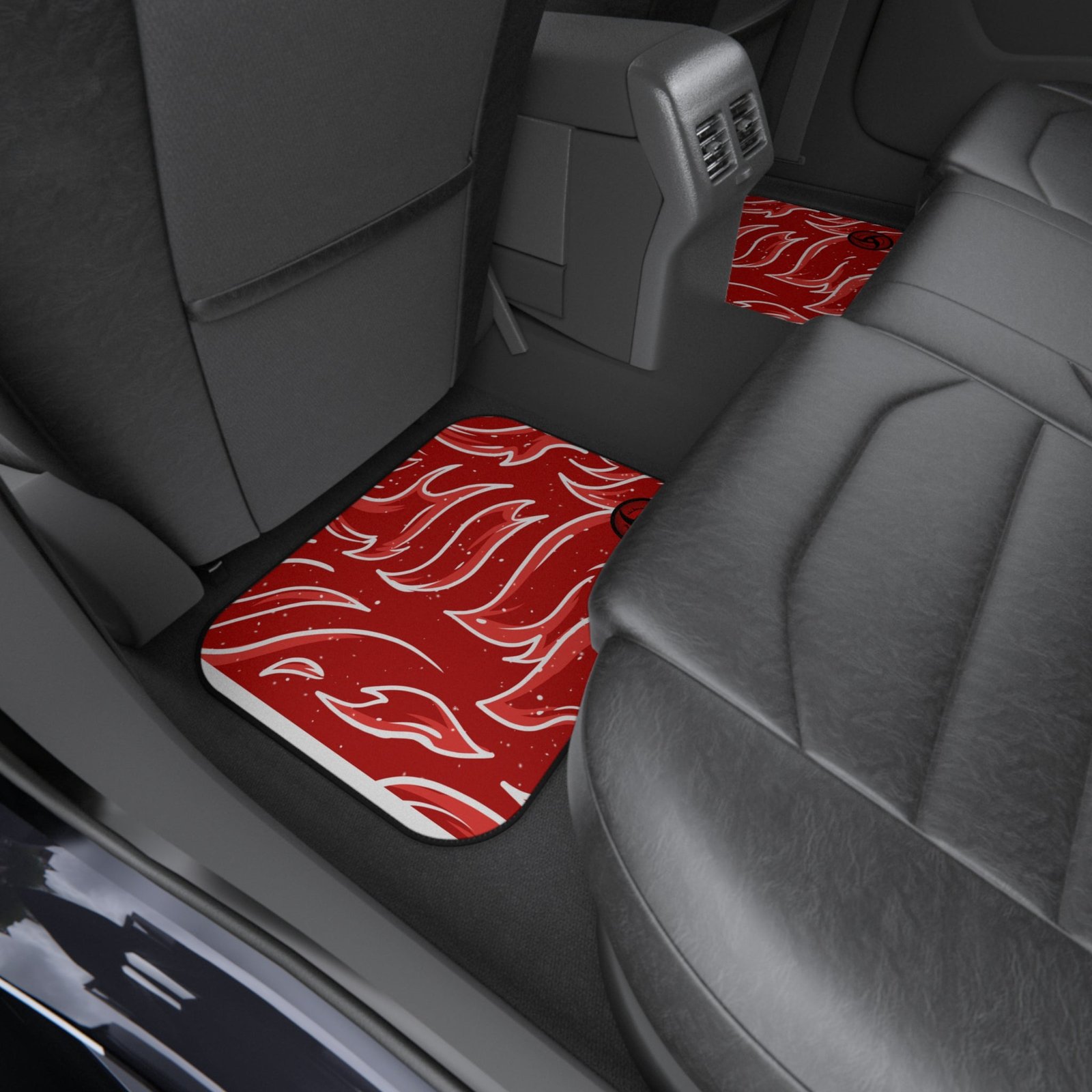 Red Akat Car Mats (Set of 4) - Image 9