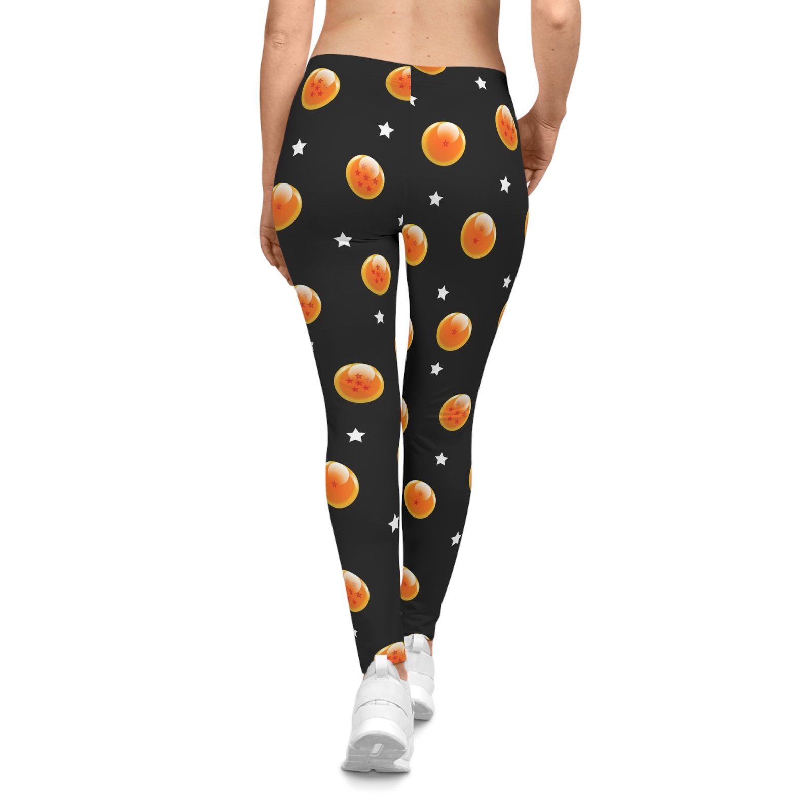 Orange Gok Women's Casual Leggings (AOP) - Image 4