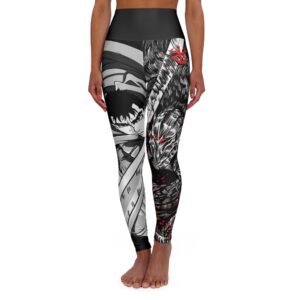 Berserk Splatter High Waisted Yoga Leggings