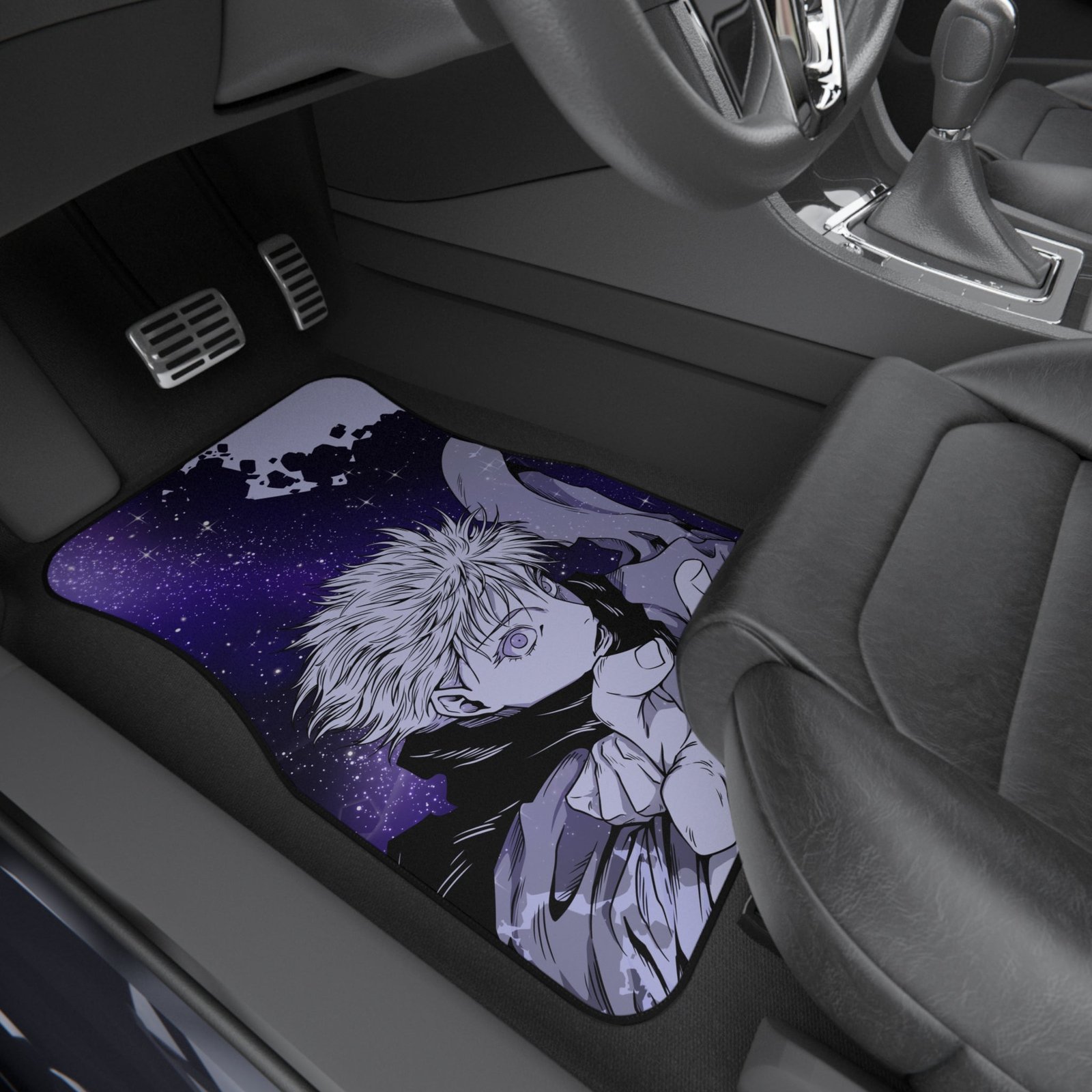 Black Curse Car Mats (Set of 4) - Image 7
