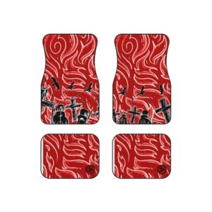Red Akat Car Mats (Set of 4)