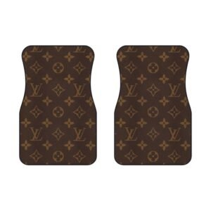 Brown LLV Design Car Mats (2x Front)