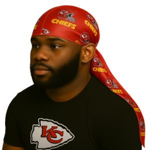 Chiefs- Silky Crown Durag