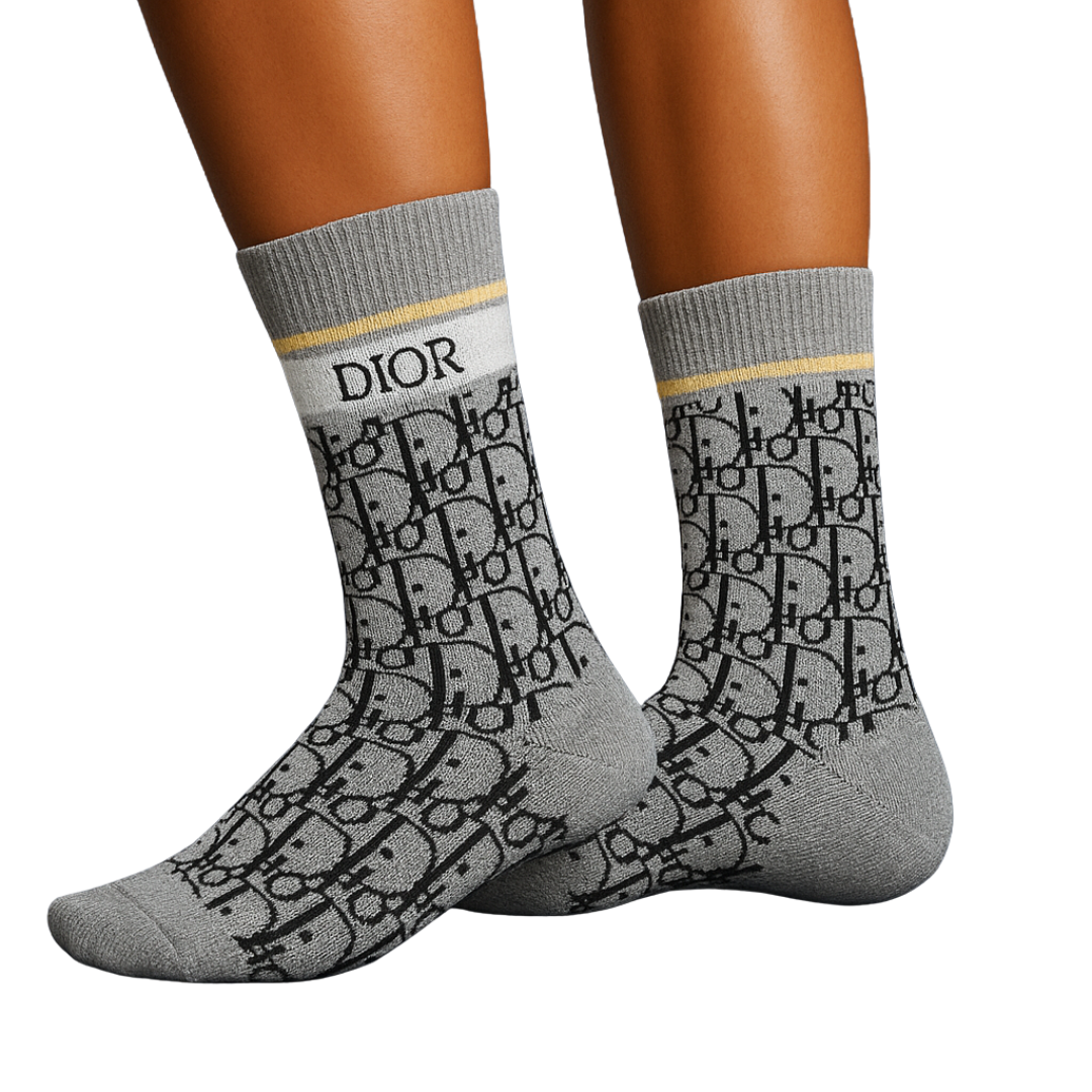 Dio 5 Pairs Set Designer Socks - Image 3