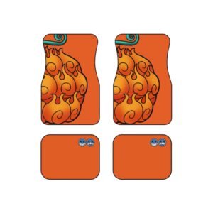 Orange Ace Car Mats (Set of 4)