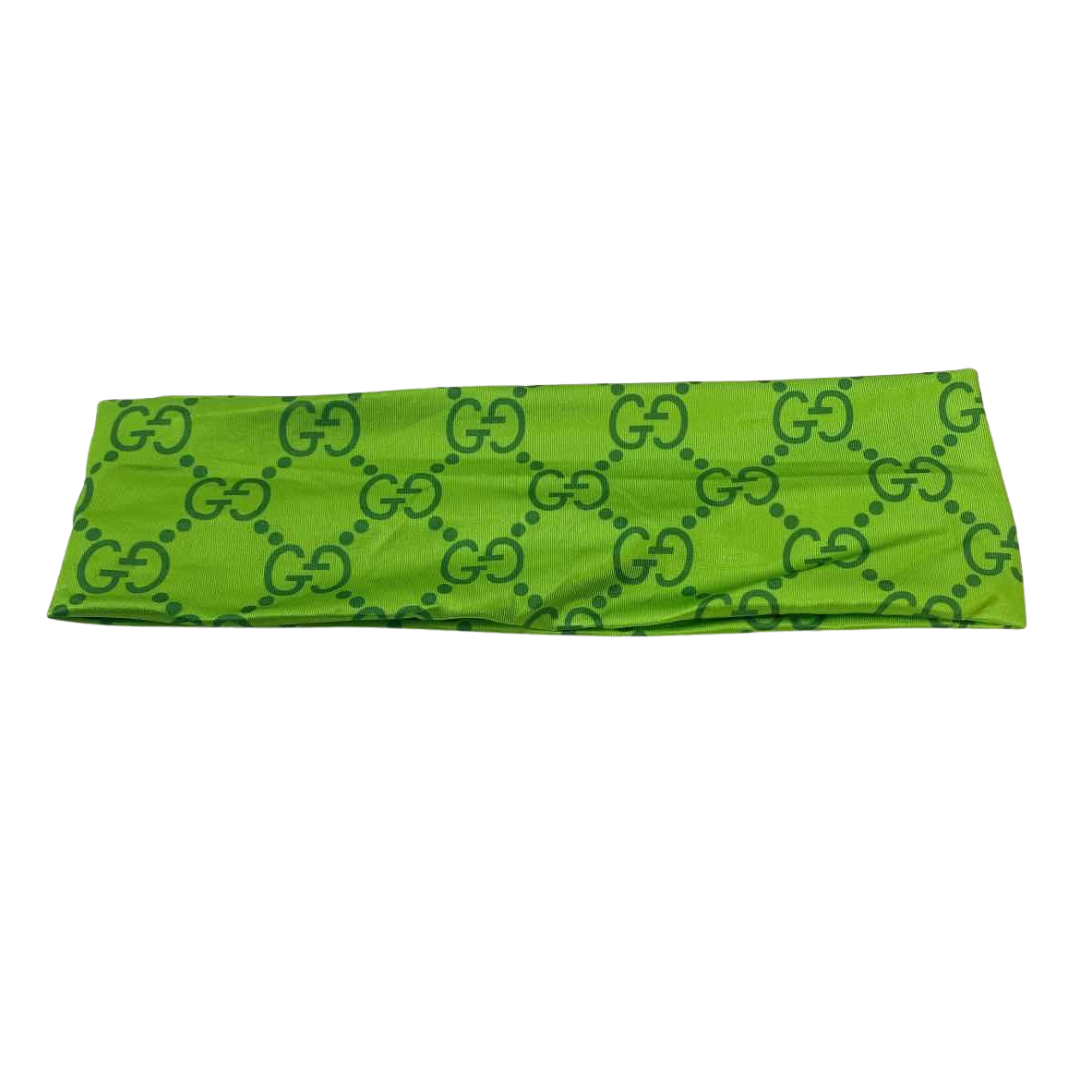 Green GG Design Headband - Image 2