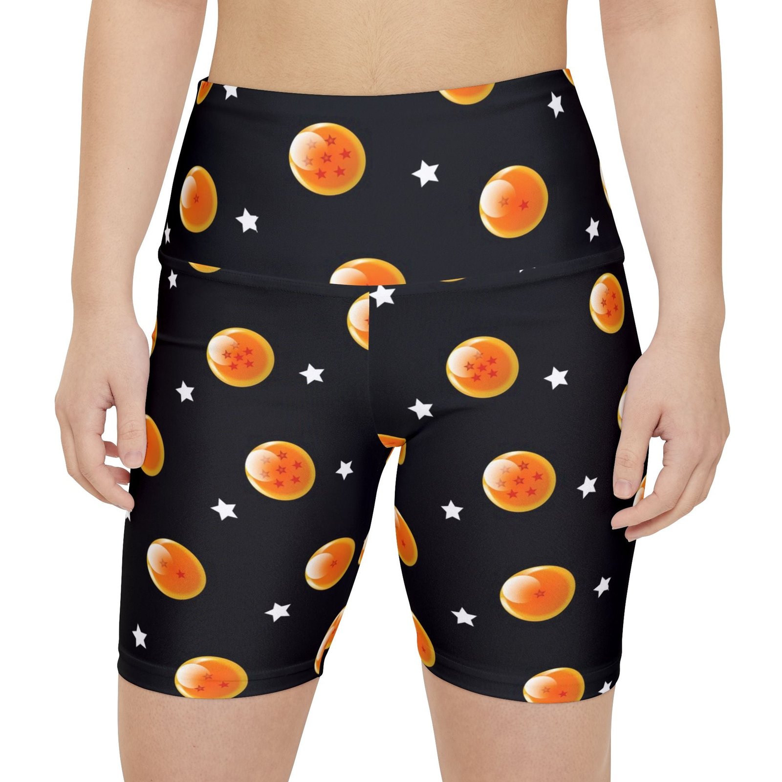 Orange Gok Women's Workout Shorts - Image 3