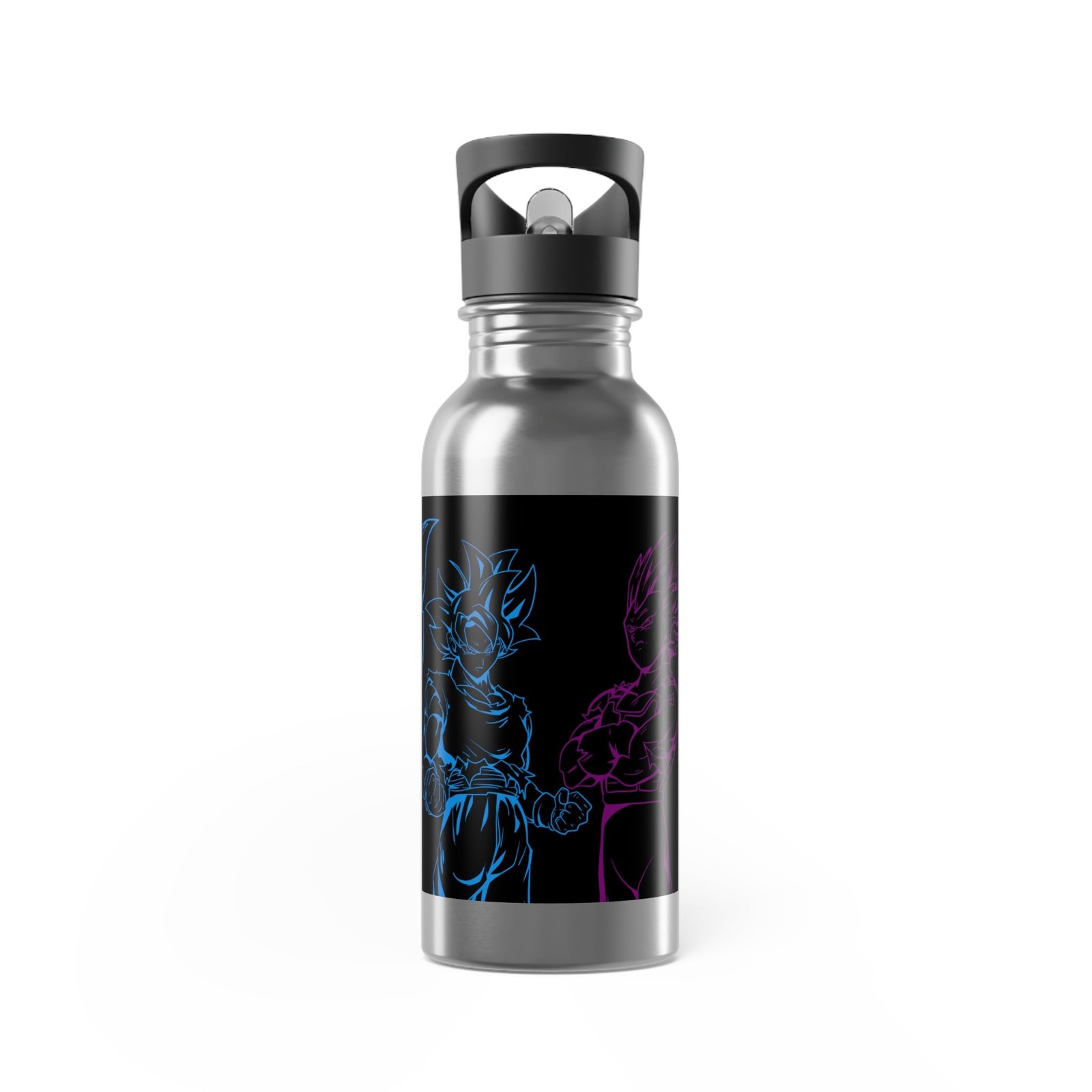 DBZ Stainless Steel Water Bottle With Straw, 20oz