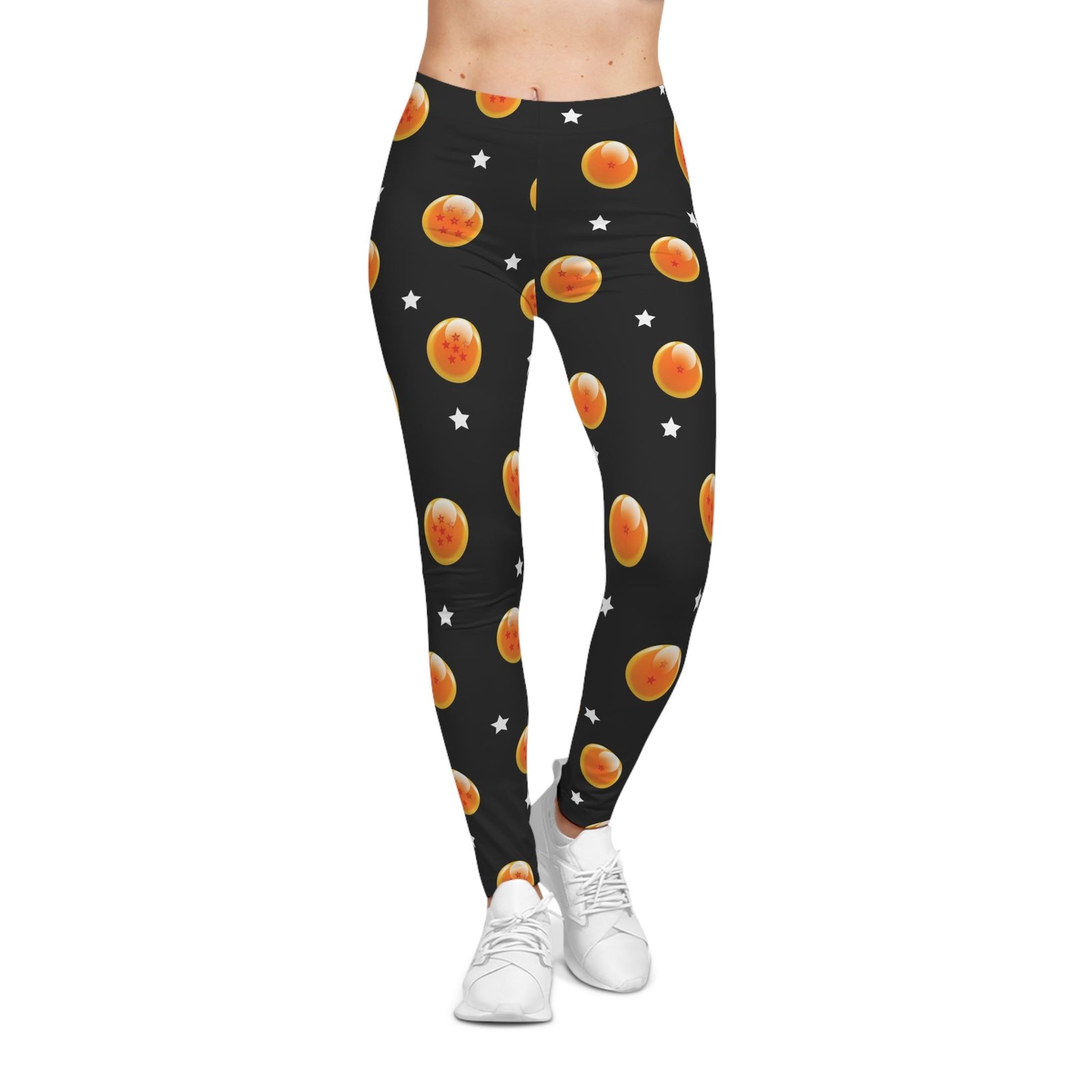Orange Gok Women's Casual Leggings (AOP) - Image 3