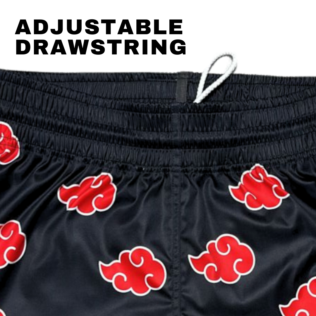 Red Cloud Anime Muay Thai Boxing Shorts - Image 8