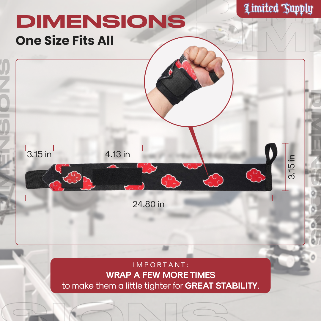 Anime Gym Bag, Belt and Wrist Wrap Set For Men And Women Accesories - Image 3