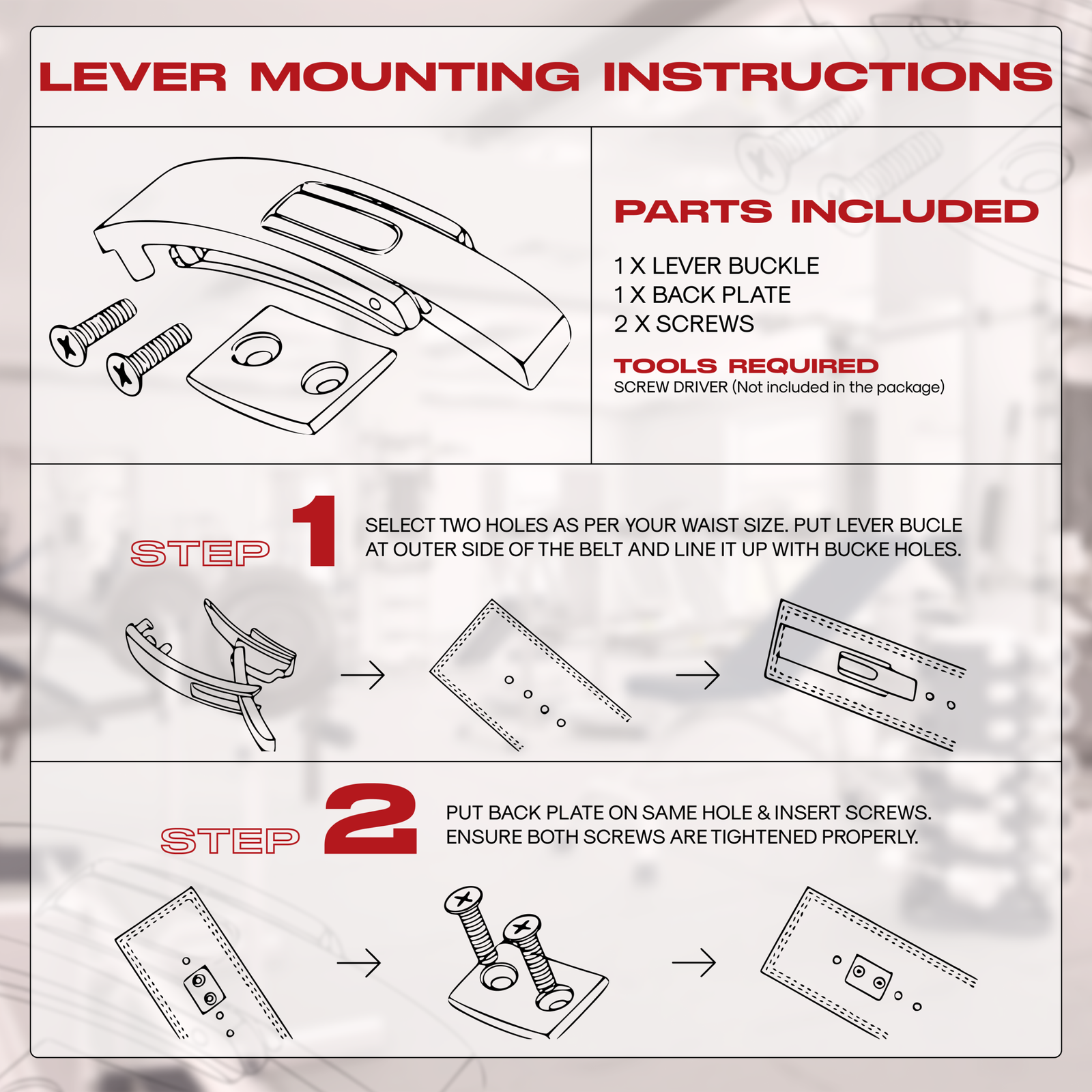 Pre Order Anime Lever Belt Multiple Designs - Image 7