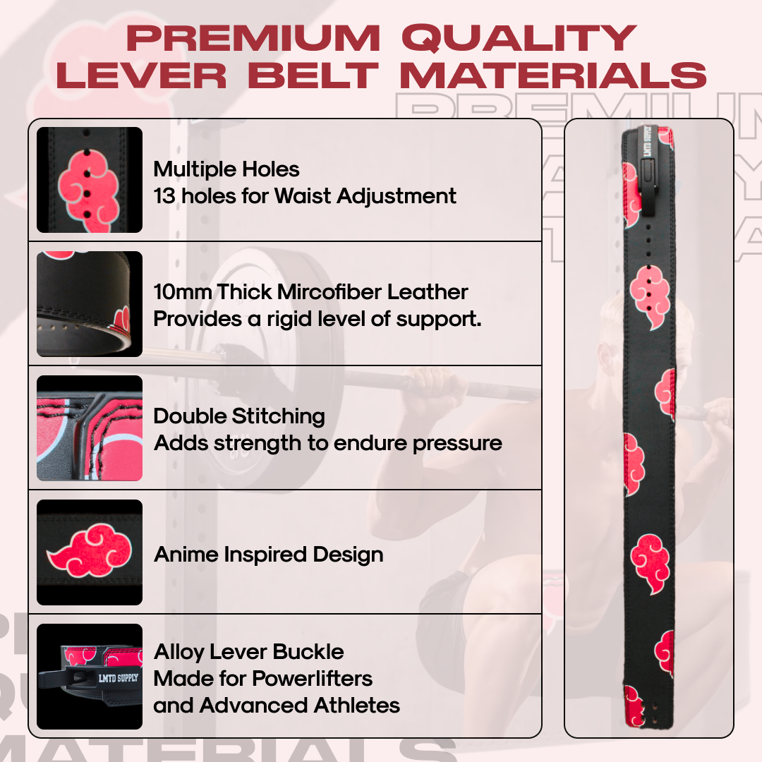 Anime Gym Bag, Belt and Wrist Wrap Set For Men And Women Accesories - Image 6