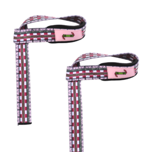 Pink Nezko Lifting Wrist Straps
