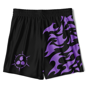 Curse Mark Purple Men's 2-in-1 Shorts - AOP