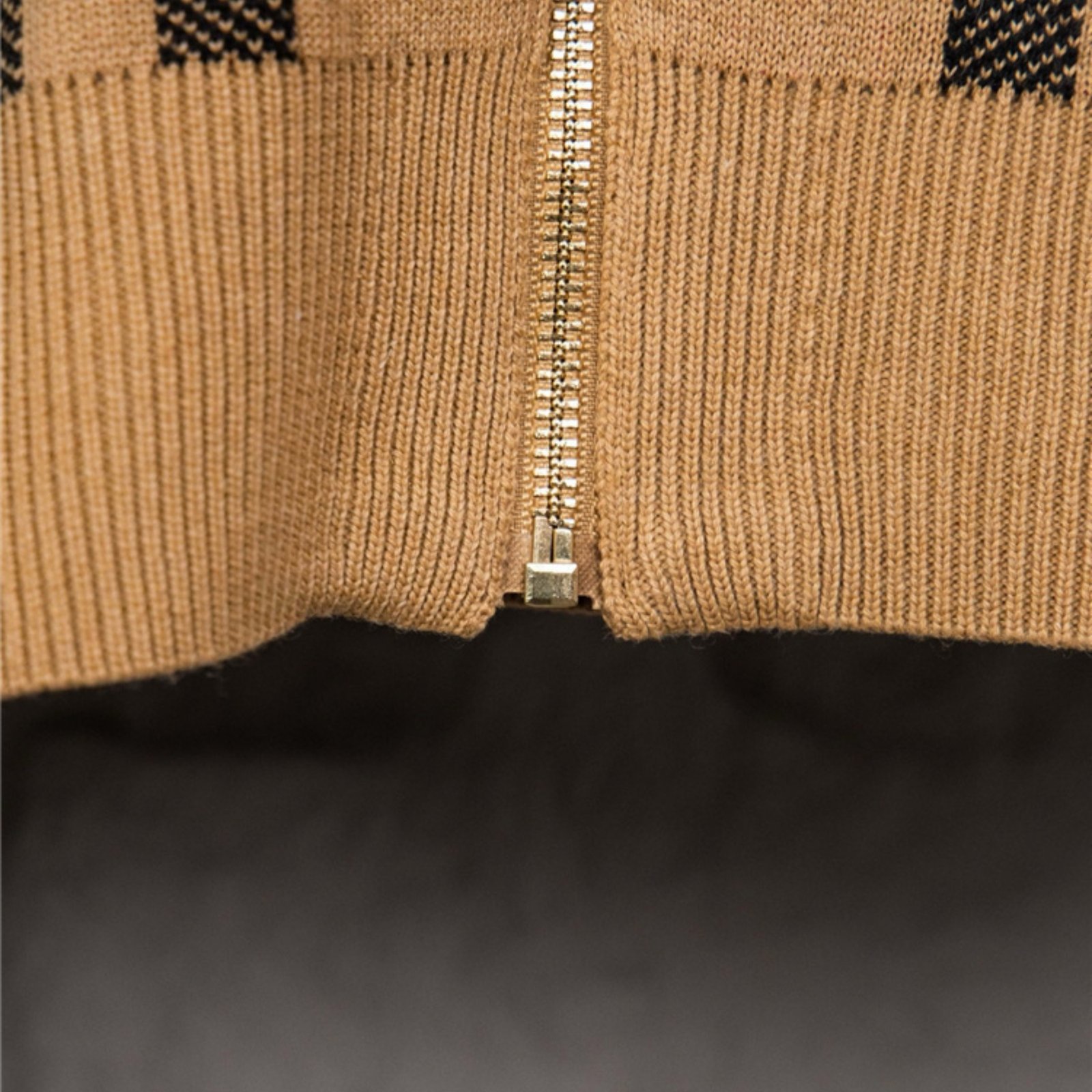 Brown Stripe Brburry Hoodie - Image 13