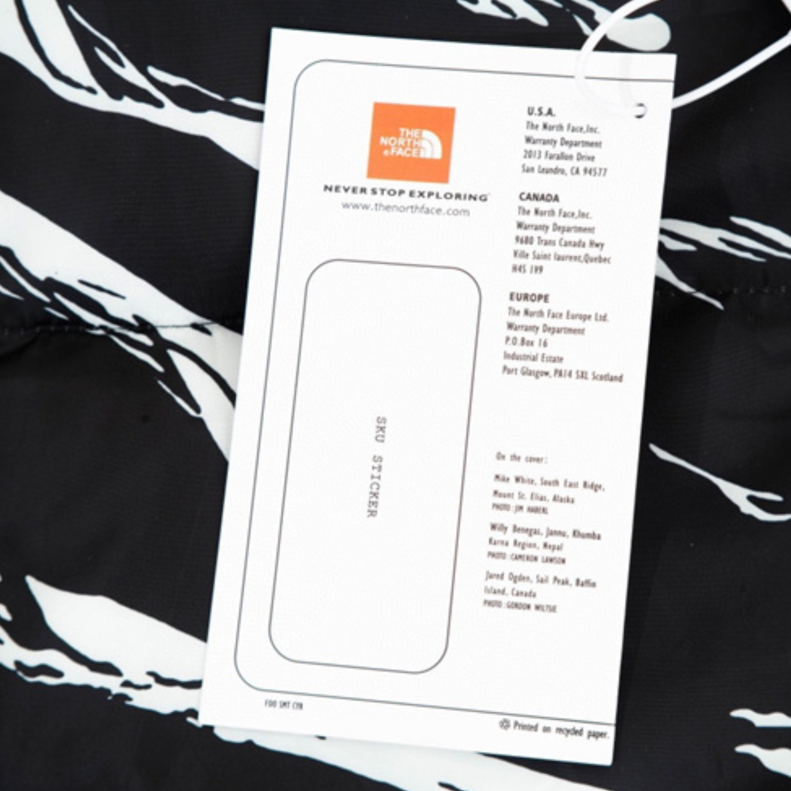 Stripe Design North F Jacket - Image 13