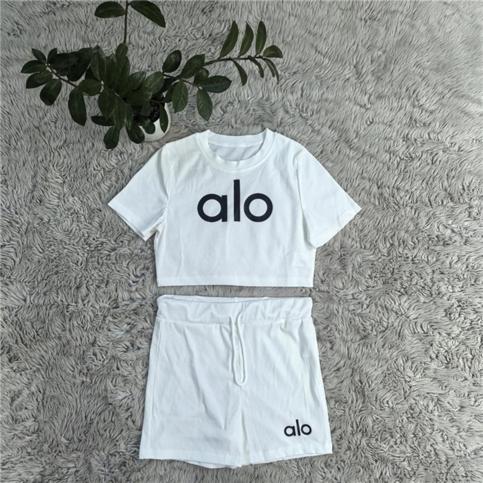 Women Crop top shirt and shorts - Image 10